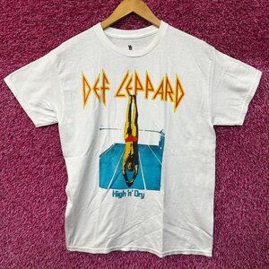 Def Leppard High N Dry Album Cover Art Glam Metal Band Tee S